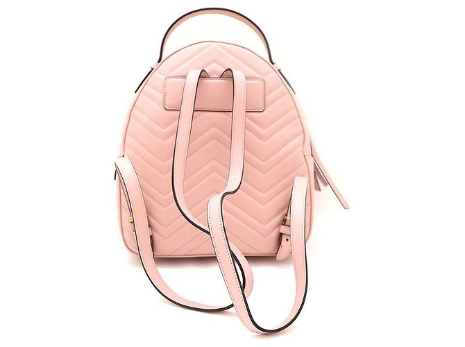 Gucci Zaino GG Marmont Matelassé Rosa - vista 3
