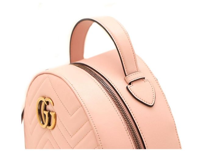 Gucci Zaino GG Marmont Matelassé Rosa - vista 5