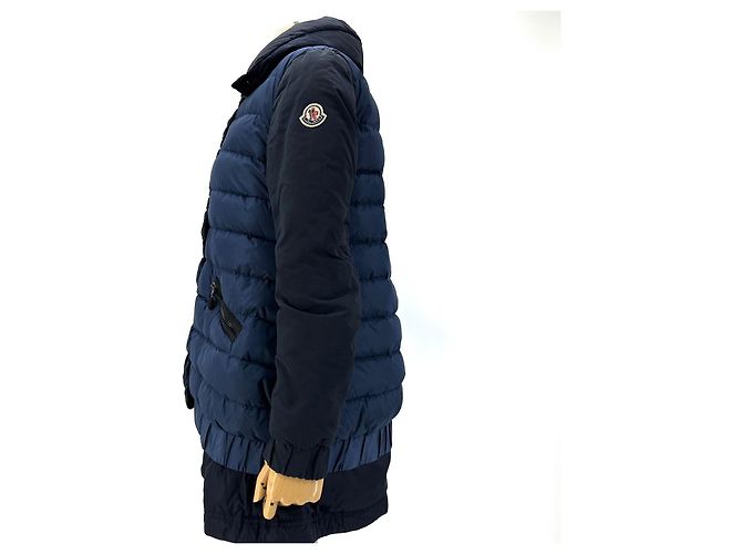 Chaqueta larga reversible de plumón para mujer Moncler Negro - vista 5