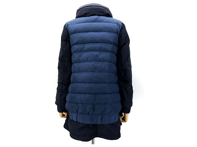 Chaqueta larga reversible de plumón para mujer Moncler Negro - vista 6