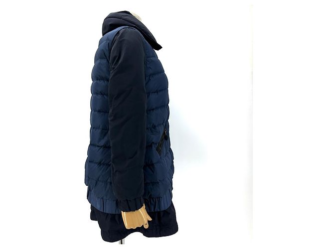 Chaqueta larga reversible de plumón para mujer Moncler Negro - vista 7