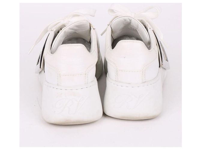 Roger Vivier Sneaker bianche da donna con logo laterale Bianco - vista 8