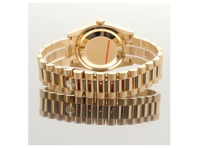Rolex Orologio Day-Date in Oro da Uomo, Oro Originale con Diamanti a Dieci Punte - vista 20