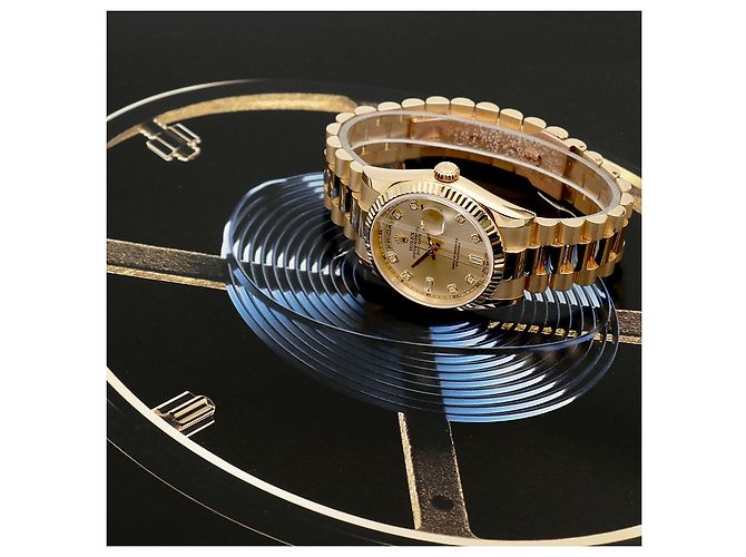 Rolex Orologio Day-Date in Oro da Uomo, Oro Originale con Diamanti a Dieci Punte - vista 24