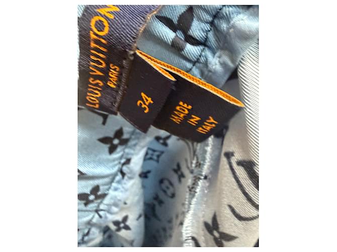Louis Vuitton Monogram Mini Pyjamahose Blau - Ansicht 10