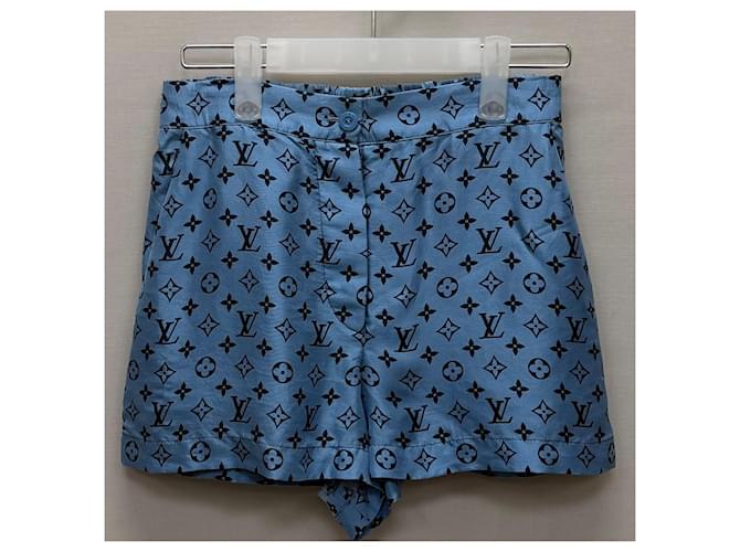 Louis Vuitton Monogram Mini Pyjamahose Blau - Ansicht 2
