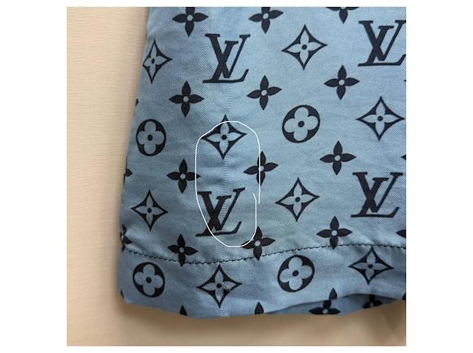 Louis Vuitton Monogram Mini Pyjamahose Blau - Ansicht 5