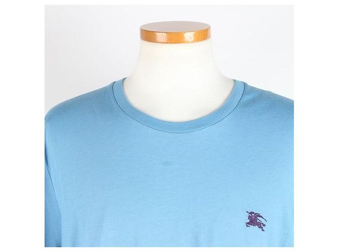 Burberry T-Shirt mit besticktem Logo Blau XL - Ansicht 5
