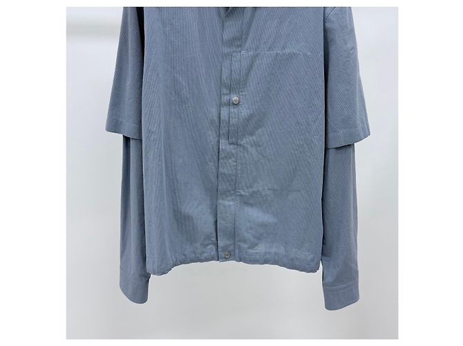 Hermès Baumwollhemd Blau - Ansicht 3