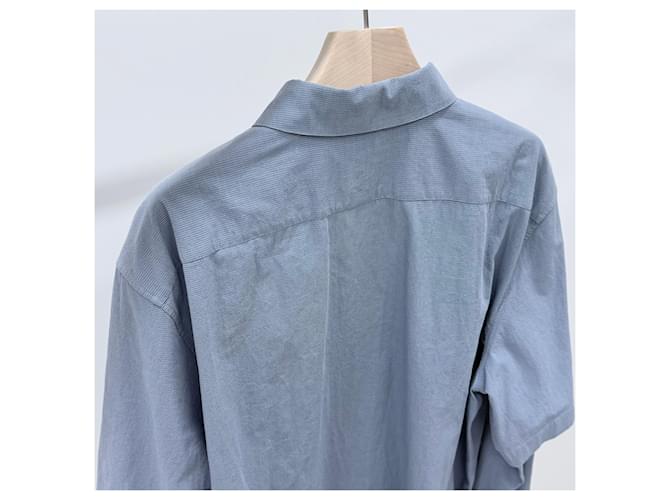 Hermès Baumwollhemd Blau - Ansicht 5