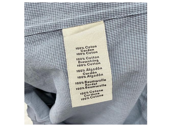 Hermès Baumwollhemd Blau - Ansicht 7