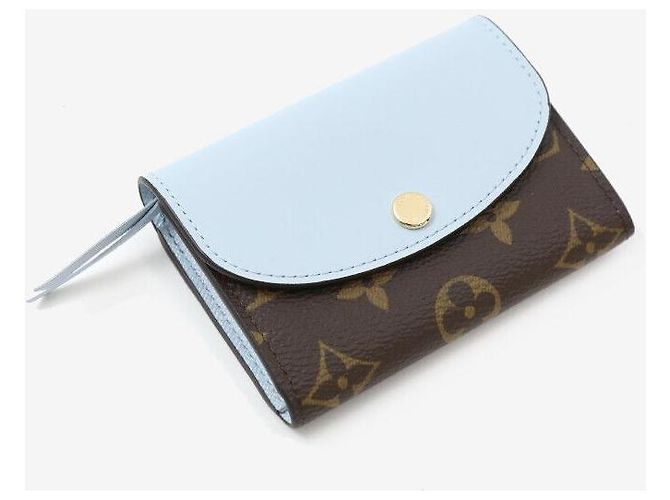 Louis Vuitton Tarjetero Rosalie Coin Purse Monogram Blue Olymp Blanco - vista 5