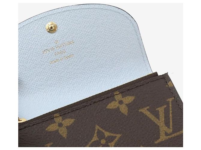 Louis Vuitton Tarjetero Rosalie Coin Purse Monogram Blue Olymp Blanco - vista 7