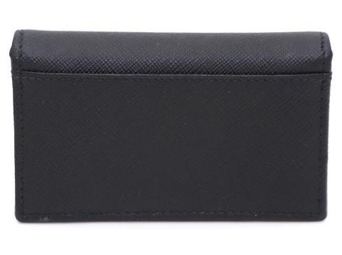 Prada Tarjetero Saffiano Negro - vista 3