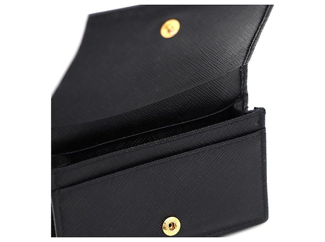 Prada Tarjetero Saffiano Negro - vista 7