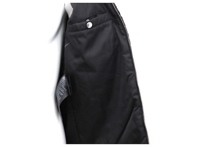 Prada Nylon Diamond Quilted Black Men's Hooded Jacket Padding - view 9