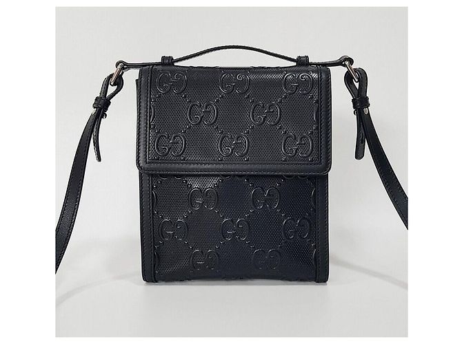 Gucci Borsa a tracolla messenger ricamata - vista 2