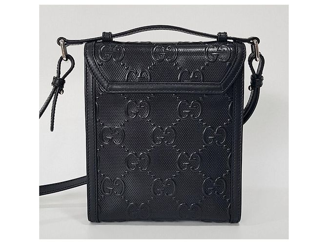 Gucci Borsa a tracolla messenger ricamata - vista 4