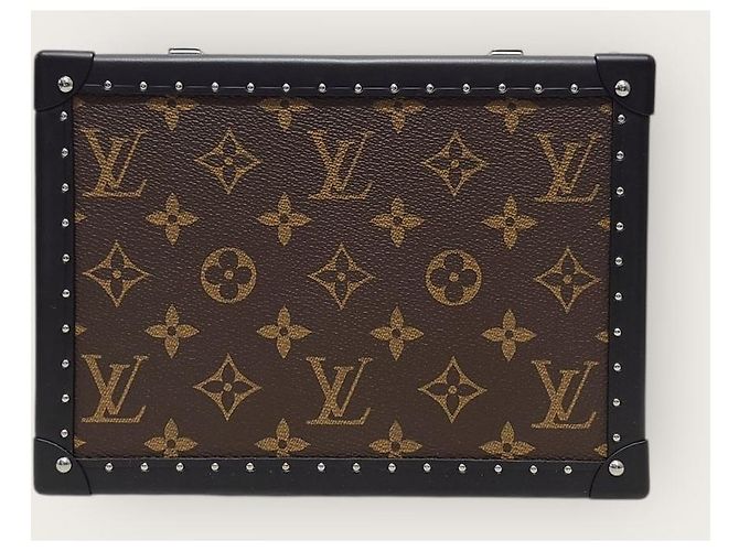 Louis Vuitton Clutch e borsa messenger Monogram Macassar Marrone - vista 2