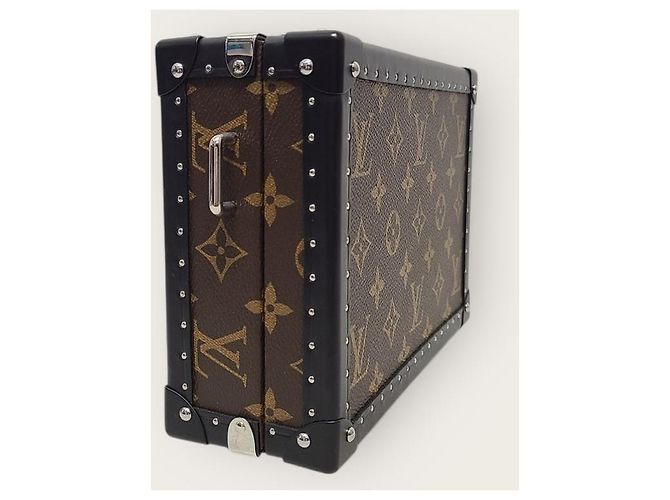 Louis Vuitton Clutch e borsa messenger Monogram Macassar Marrone - vista 4