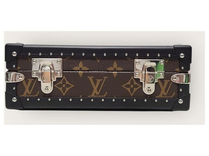Louis Vuitton Clutch e borsa messenger Monogram Macassar Marrone - vista 5