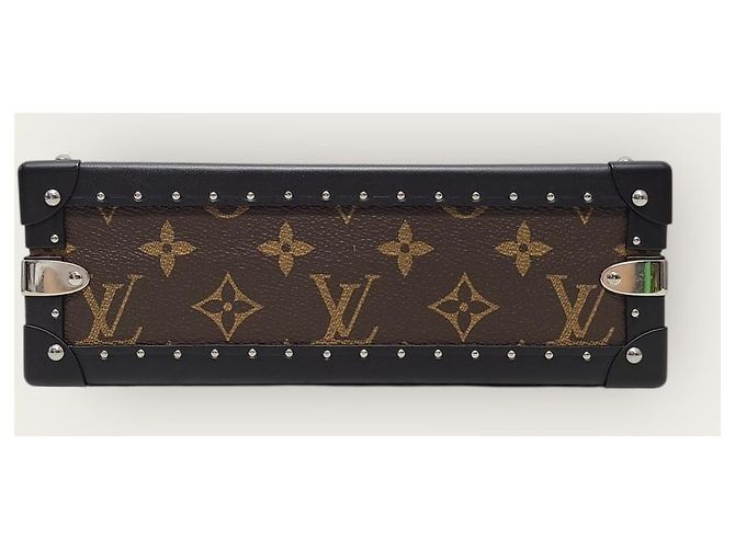 Louis Vuitton Clutch e borsa messenger Monogram Macassar Marrone - vista 8
