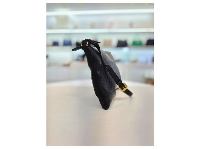 Prada Borsa a tracolla e crossbody in pelle Vitello Daino Nero - vista 11
