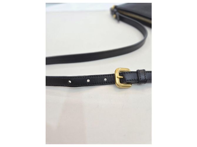 Prada Borsa a tracolla e crossbody in pelle Vitello Daino Nero - vista 18