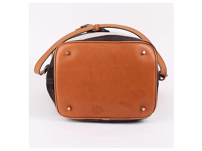 Burberry Borsa a mano e a spalla Ashby con nappa marrone - vista 9