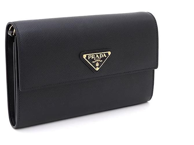 Prada Borsa a tracolla WOC Saffiano Nero - vista 2