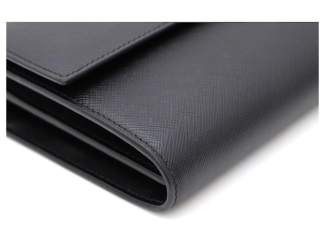 Prada Borsa a tracolla WOC Saffiano Nero - vista 5