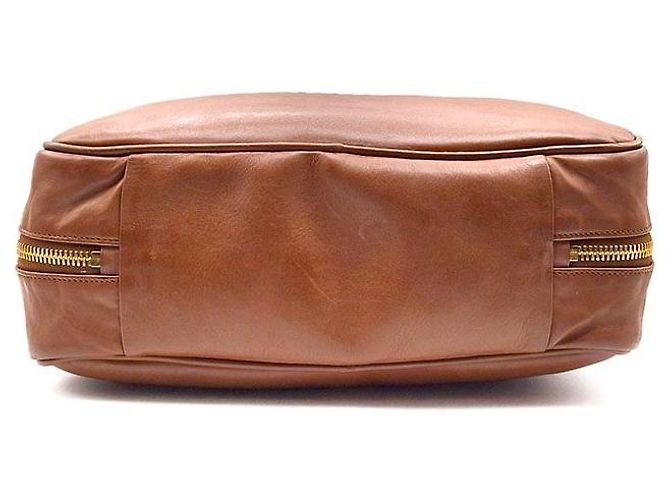Miu Miu Borsa Bowling con logo in rilievo Marrone - vista 7