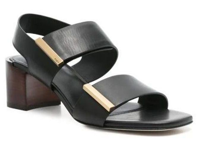 Tod's Sandali con tacco aperto Nero - vista 4