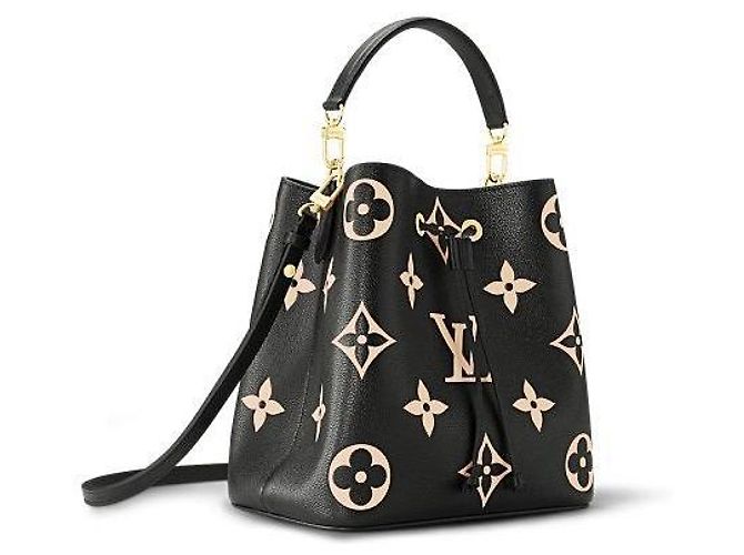 Néonoé Louis Vuitton Neo Noé MM Bi-Color Monogram Nero - vista 10