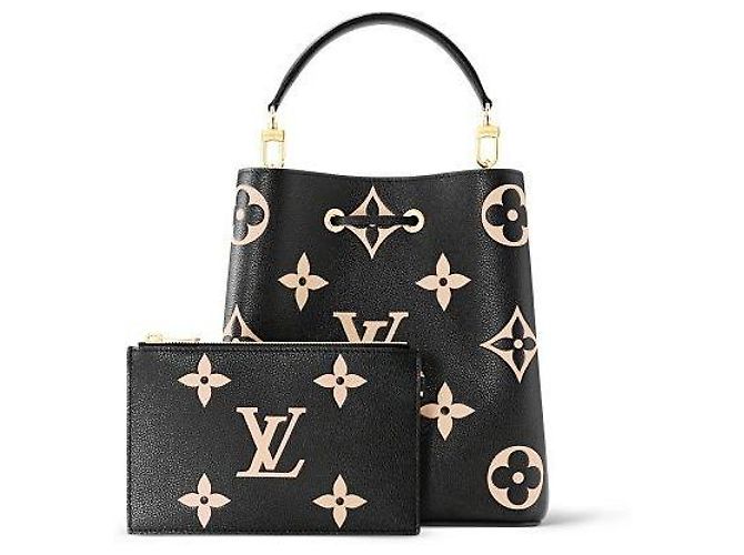 Néonoé Louis Vuitton Neo Noé MM Bi-Color Monogram Nero - vista 15