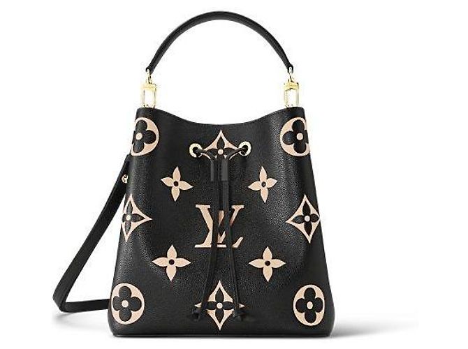Néonoé Louis Vuitton Neo Noé MM Bi-Color Monogram Nero - vista 9