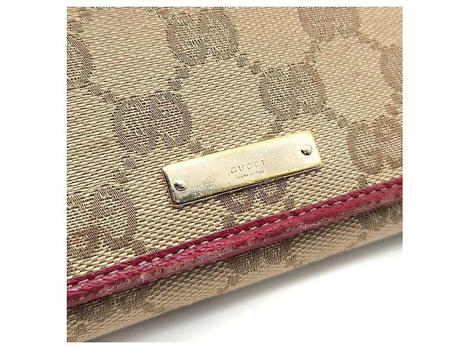 Gucci Cartera larga GG Chain Castaño - vista 8