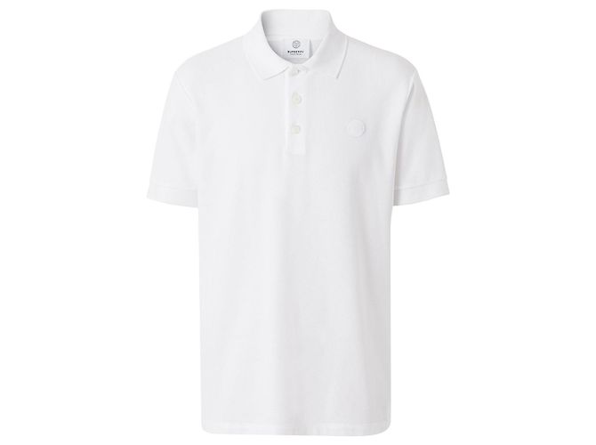 Burberry PK T-Shirt mit Monogramm-Stickerei Silber - Ansicht 5