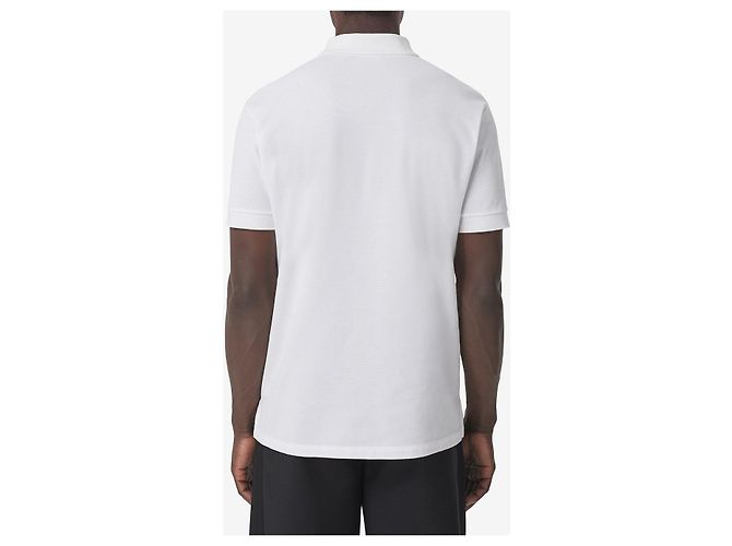 Burberry PK T-Shirt mit Monogramm-Stickerei Silber - Ansicht 7