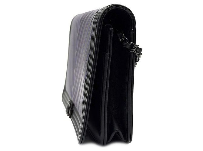 Chanel Borsa a tracolla WOC Chevron Boy Multicolore - vista 2