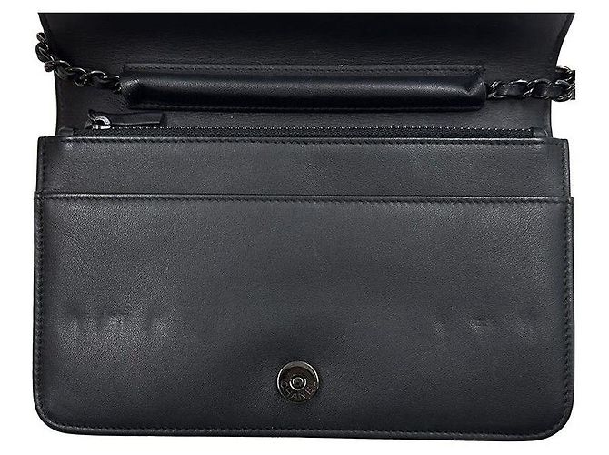 Chanel Borsa a tracolla WOC Chevron Boy Multicolore - vista 6