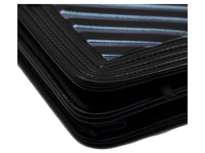 Chanel Borsa a tracolla WOC Chevron Boy Multicolore - vista 7