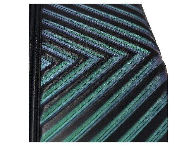 Chanel Borsa a tracolla WOC Chevron Boy Multicolore - vista 9