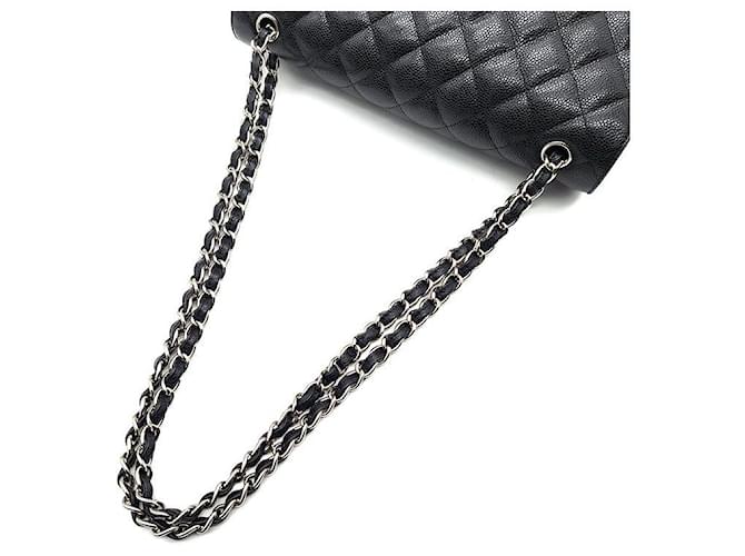 Chanel Caviar Classic Jumbo Nero - vista 5