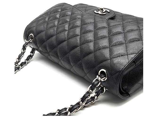 Chanel Caviar Classic Jumbo Nero - vista 6