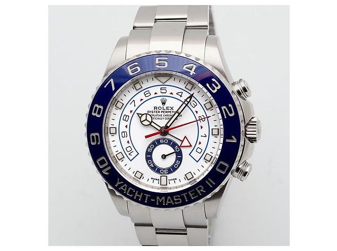 Rolex Yacht-Master II New Benz Hands Uomo Acciaio Blu - vista 10