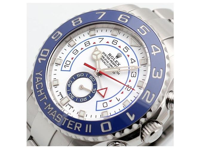 Rolex Yacht-Master II New Benz Hands Uomo Acciaio Blu - vista 12