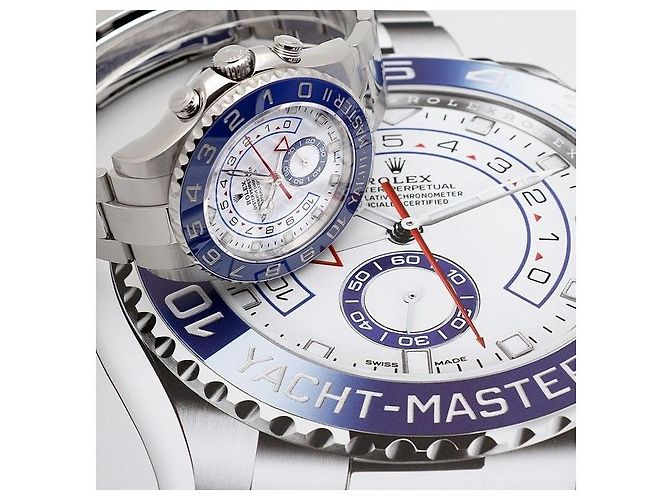 Rolex Yacht-Master II New Benz Hands Uomo Acciaio Blu - vista 22