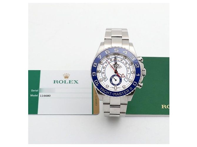 Rolex Yacht-Master II New Benz Hands Uomo Acciaio Blu - vista 3