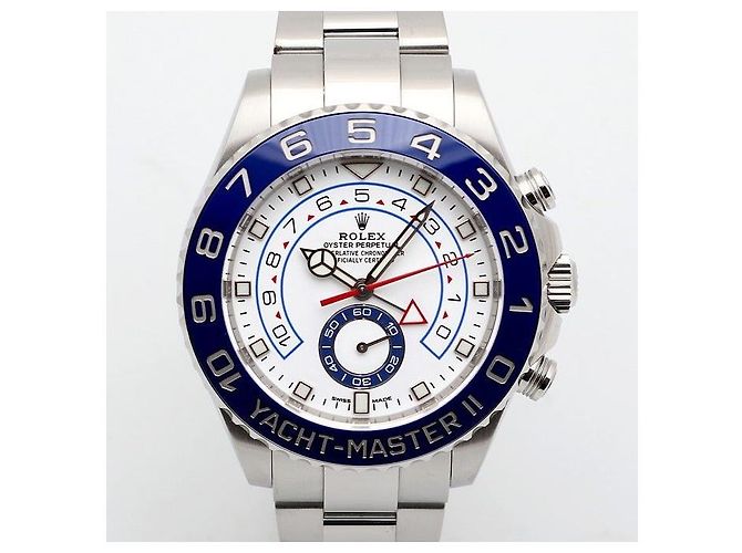 Rolex Yacht-Master II New Benz Hands Uomo Acciaio Blu - vista 9